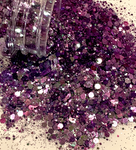 HOCUS POCUS Chameleon Chunky Mix OR Fine Glitter / Purple to Mint Color Shift  / Opaque / Tumblers / Geode Coasters / Resin Art