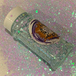 Frozen Ice Color Shift Chunky to Fine Glitter Mix / Baby Blue-Lavender / 2 oz Shaker Bottle