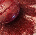 HEART THROB Extra-Fine OR Chunky to Fine Glitter Mix / Opaque / Resin Art / Rich Red Holographic / Christmas Red Holo