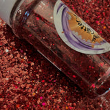 HEART THROB Extra-Fine OR Chunky to Fine Glitter Mix / Opaque / Resin Art / Rich Red Holographic / Christmas Red Holo