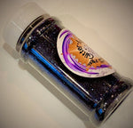 MIDNIGHT BLUE Extra-Fine Blue/Black Glitter / 2.25 oz Bottle / High Flash Opaque / Night Sky / Galaxy