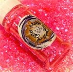 SCREAMIN HOT PINK Iridescent Chunky to Fine Mix Glitter / Violet Flashes / Rave Party / Translucent