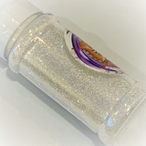 BRIDAL VEIL White Extra-Fine Glitter / 1/128" / 2 oz. Bottle / Wedding / Super Sparkle / Gifts