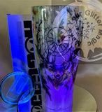 Dreamweaver Stag with Antlers / Custom Stainless Tumbler / Personalizable with Dream Catcher