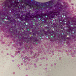 Lilac Mist Chunky to Fine Mix Glitter / Translucent Purple Art & Crafts / Gifts