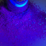 Lilac Mist Chunky to Fine Mix Glitter / Translucent Purple Art & Crafts / Gifts