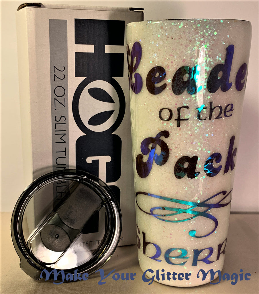 Holographic Custom Insulated Tumbler Large Iced Coffee Cup Lightning Bolt  Reusable Cold Cup BPA Free 22oz Personalized Gift 