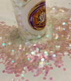 Opal Pearl Jumbo Pink Shift Shift Jumbo Glitter / 2 oz. Iridescent Translucent / Ocean Waves / Storyboard / Snow Winter White