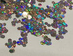 DISCO NUT Silver HOLO Jumbo Glitter / 1/8-inch 1.5 oz Bottle / Chunky Dot Super Holographic / Dazzling Bling