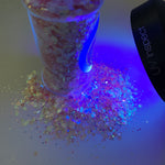 Sugar Doll Baby Pink Iridescent Glitter Mix - 1.75 oz Bottle Chunky to Fine/Pink Color Shift /Glitter Tumbler / DIY Ornaments / Gifts