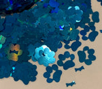 ROYAL BLUE HOLO PAWS Holographic Glitter / 10mm / 1/2 oz. Jar / Fur Babies