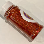 Spicy Pumpkin Holographic Glitter Mix / 2 oz Bottle / Chunky to Fine Opaque / Burnt Orange / Kids  Trick or Treat Tumbler / Nail Crafts