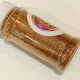 Rich Champagne Fine Glitter / 2 oz Bottle / Opaque / Fall Winter Flash / Nail Art / Crafts