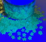 Green Sea Turtle Glitter Shapes / High Flash 8mm / Shark Week / Sea Salt Life