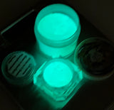 Glow-in-the-Dark White to Light Green /Phosphorescent Powder / Nail Art / Resin Jewelry