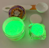 Glow-in-the-Dark Yellow to Light Green Powder / Long Lasting Phosphorescent Additive / Nail Art / Resin Jewelry