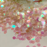 Opal Pearl Jumbo Pink Shift Shift Jumbo Glitter / 2 oz. Iridescent Translucent / Ocean Waves / Storyboard / Snow Winter White