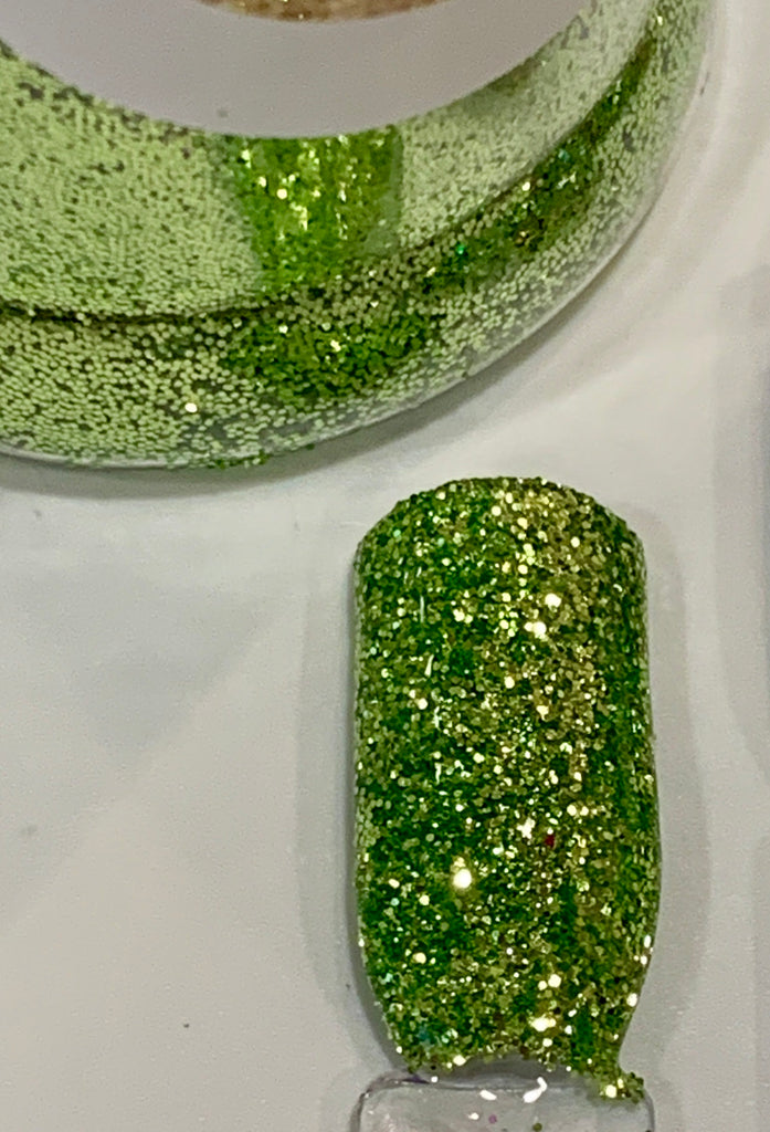 Lime Green/ Light Green Extra Fine Glitter for nails, acrylic, crafts, 2 oz