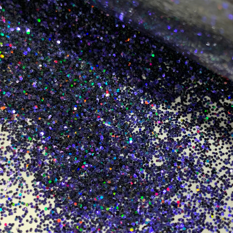 MALEFICENT Deep Purple Fine HOLO Flash Glitter / 2.25 oz. Bottle / Holographic Nail Art / Solvent Resistant / Opaque / Tumblers