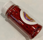 Cherry Flash Holographic Glitter Mix / 2 oz. Bottle / Superior Sparkle /  Unique Opaque / Fall Winter Sparkle/ Winter Bride / Kids Crafts