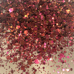 ANTIQUE ROSE Chunky to Fine Glitter Mix / Chameleon Warm Pink Color Shift to Gray / Geode Tumblers  / Crafts