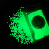 New! GLOW-In-The-DARK Pot Leaf Glitter Shapes / 5mm Cannabis Hemp leaf / Black light Glow UV /Marijuana Weed Ganja Sequins